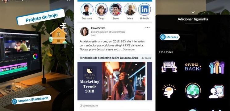 LinkedIn stories rimosse Linkup news